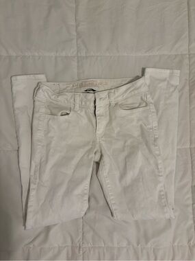 American Eagle Outfitters White Stretch Jeans